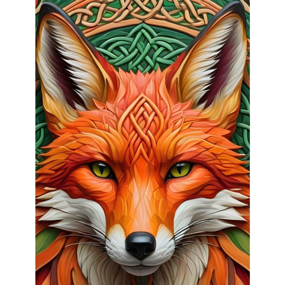 Custom Large Orange Fox Fridge Magnet Kitchen Home Decor